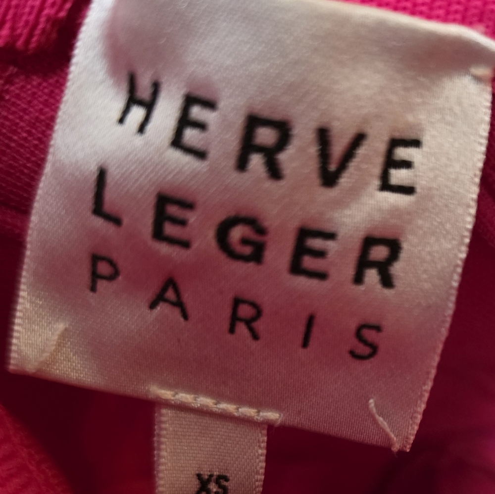 NWT Hervé Léger ruffled bandage mini dress Size XS - Picture 12 of 16